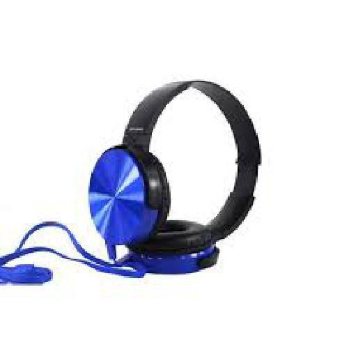 Fone De Ouvido Sony Mdr- Xb450 Extra Bass Azul - Headphone com Fio